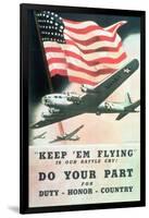 Do Your Part, US 2nd World War Poster, Anon, C.1942-null-Framed Giclee Print