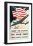 Do Your Part, US 2nd World War Poster, Anon, C.1942-null-Framed Giclee Print