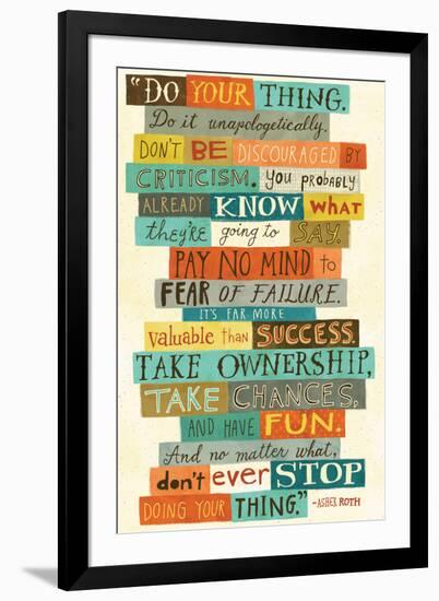 Do Your Thing-Richard Faust-Framed Art Print