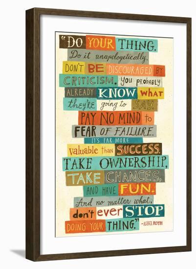 Do Your Thing-Richard Faust-Framed Art Print