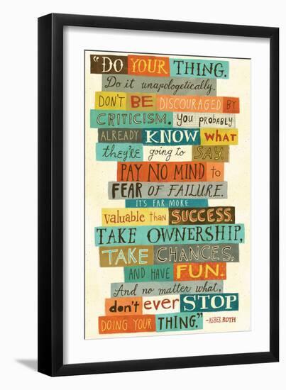 Do Your Thing-Richard Faust-Framed Art Print