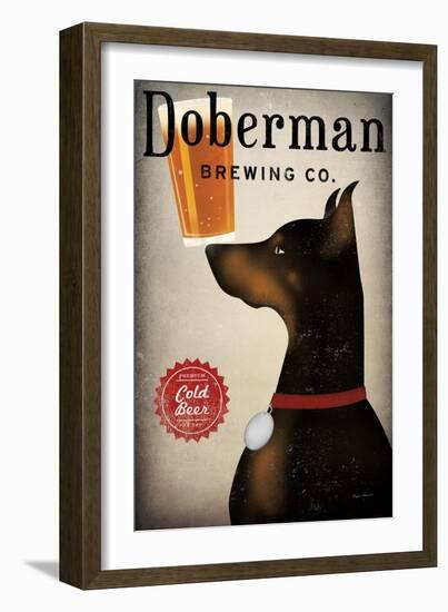 Doberman Brewing Company-Ryan Fowler-Framed Art Print