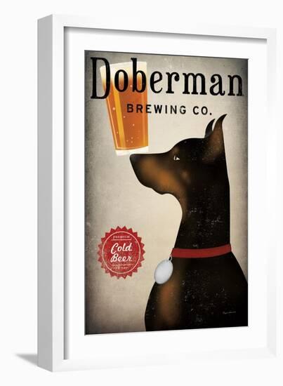 Doberman Brewing Company-Ryan Fowler-Framed Art Print