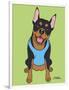 Doberman Crop Ear-Tomoyo Pitcher-Framed Premium Giclee Print