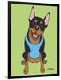 Doberman Crop Ear-Tomoyo Pitcher-Framed Premium Giclee Print