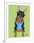 Doberman Crop Ear-Tomoyo Pitcher-Framed Giclee Print