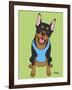 Doberman Crop Ear-Tomoyo Pitcher-Framed Giclee Print