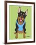 Doberman Crop Ear-Tomoyo Pitcher-Framed Giclee Print