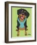 Doberman Drop Ear-Tomoyo Pitcher-Framed Giclee Print