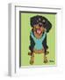 Doberman Drop Ear-Tomoyo Pitcher-Framed Giclee Print