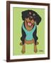 Doberman Drop Ear-Tomoyo Pitcher-Framed Giclee Print