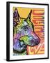 Doberman Luv-Dean Russo-Framed Giclee Print