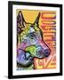 Doberman Luv-Dean Russo-Framed Giclee Print