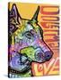 Doberman Luv-Dean Russo-Stretched Canvas