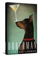 Doberman Martini-Ryan Fowler-Stretched Canvas