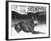 Doberman Pinscher, Duke, a Vicious Guard Dog, Chained-null-Framed Photographic Print