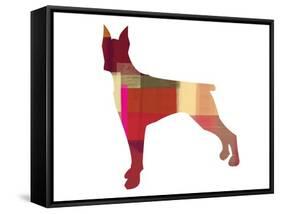 Doberman Pinscher-NaxArt-Framed Stretched Canvas