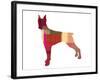 Doberman Pinscher-NaxArt-Framed Art Print