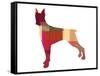 Doberman Pinscher-NaxArt-Framed Stretched Canvas