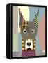 Doberman Pinscher-Adefioye Lanre-Framed Stretched Canvas