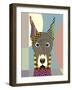 Doberman Pinscher-Adefioye Lanre-Framed Giclee Print