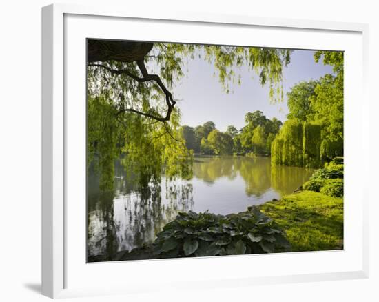 Doblhoffpark, Doblhoffteich, Baden Bei Wien, Lower Austria, Austria-Rainer Mirau-Framed Photographic Print