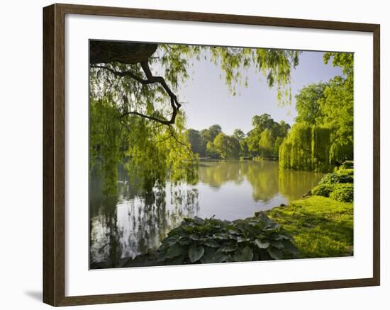 Doblhoffpark, Doblhoffteich, Baden Bei Wien, Lower Austria, Austria-Rainer Mirau-Framed Photographic Print