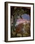 Dobrynia Nikitich Combattant Gorynych. (Dobrynya Nikitich Fought Zmey Gorynych). Legende Traditionn-Victor Mikhailovich Vasnetsov-Framed Giclee Print