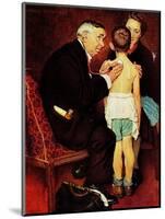 "Doc Melhorn and the Pearly Gates", December 24,1938-Norman Rockwell-Mounted Giclee Print