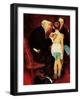 "Doc Melhorn and the Pearly Gates", December 24,1938-Norman Rockwell-Framed Giclee Print