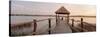 Dock and Lake, Villa Arqueologica, Coba, Quintana Roo, Mexico-null-Stretched Canvas