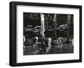 Dock and Water, Reflections, 1971-Brett Weston-Framed Photographic Print