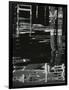 Dock and Water, Reflections, 1971-Brett Weston-Framed Photographic Print