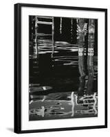 Dock and Water, Reflections, 1971-Brett Weston-Framed Photographic Print