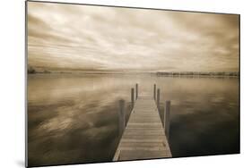 Dock at Crooked Lake, Conway, Michigan 09-Monte Nagler-Mounted Photographic Print