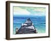 Dock at Sea-Milli Villa-Framed Photo