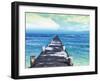 Dock at Sea-Milli Villa-Framed Photo