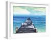 Dock at Sea-Milli Villa-Framed Photo