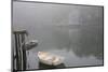 Dock, Boathouse in Fog, New Harbor, Maine, USA-Lynn M^ Stone-Mounted Photographic Print