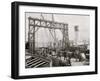 Dock Conveyors, New Orleans, La.-null-Framed Photo