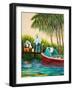 Dock Fishing-Julie DeRice-Framed Art Print