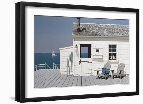 Dock House-Zhen-Huan Lu-Framed Giclee Print