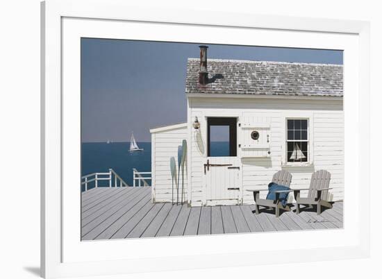 Dock House-Zhen-Huan Lu-Framed Art Print