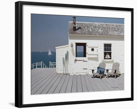 Dock House-Zhen-Huan Lu-Framed Giclee Print