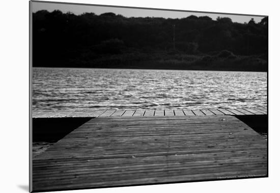 Dock in Montauk NY-null-Mounted Poster
