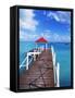 Dock in St. Francois, Guadeloupe, Puerto Rico-Bill Bachmann-Framed Stretched Canvas