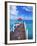 Dock in St. Francois, Guadeloupe, Puerto Rico-Bill Bachmann-Framed Photographic Print