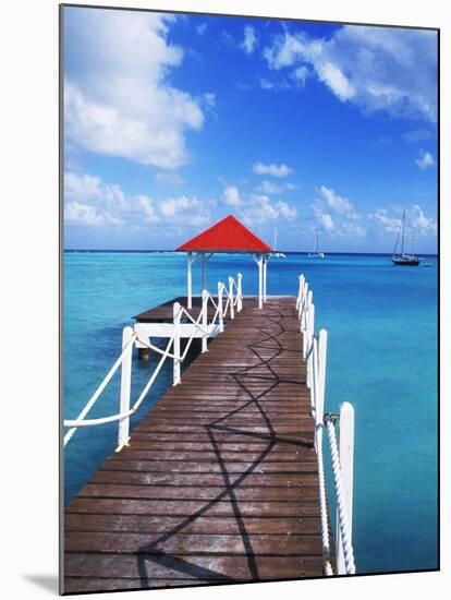 Dock in St. Francois, Guadeloupe, Puerto Rico-Bill Bachmann-Mounted Photographic Print