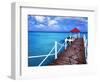 Dock in St. Francois, Guadeloupe-Bill Bachmann-Framed Photographic Print