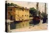 Dock in Viareggio-Federico Andreotti-Stretched Canvas